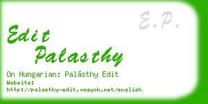 edit palasthy business card